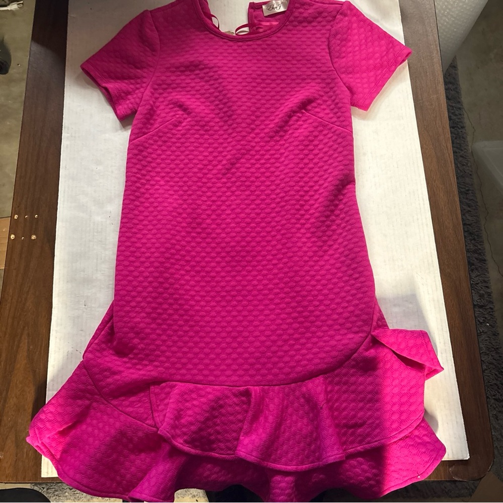 Eliza J Fuchsia Textured women’s Dress